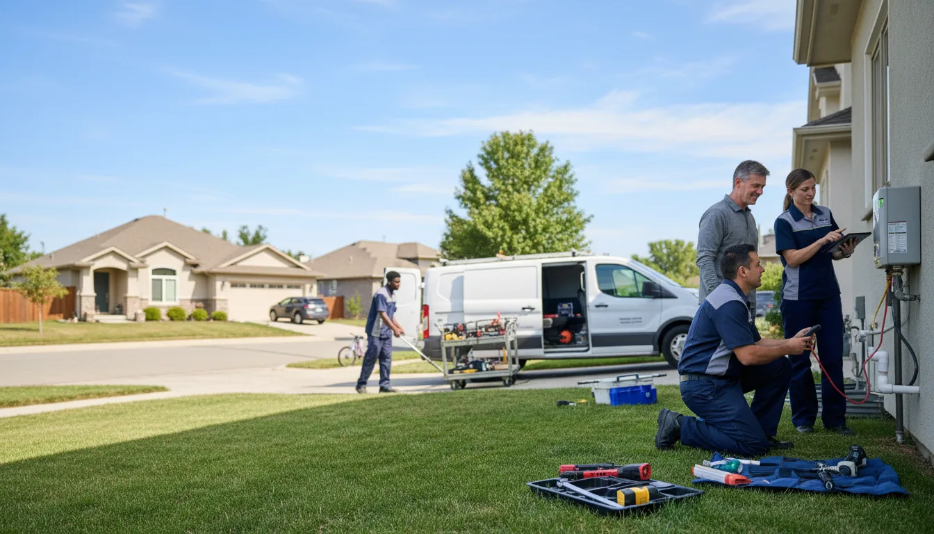 Tankless water heater service in Le Roy, IL